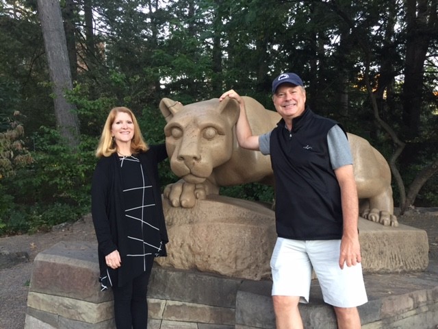 Penn State history alumnus Jim Osick and his wife