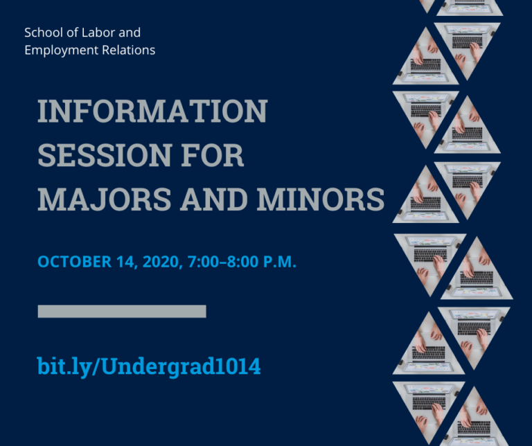 School of LER to Hold Undergrad Meeting Oct. 14