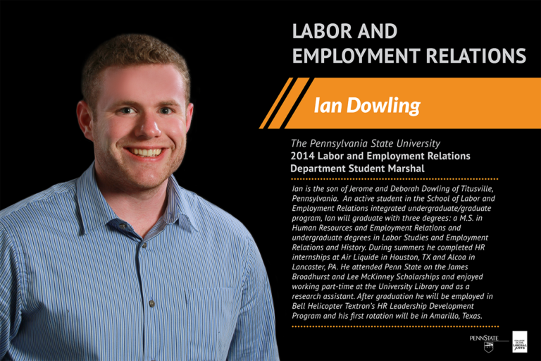 Congratulations to Our 2014 Student Marshall