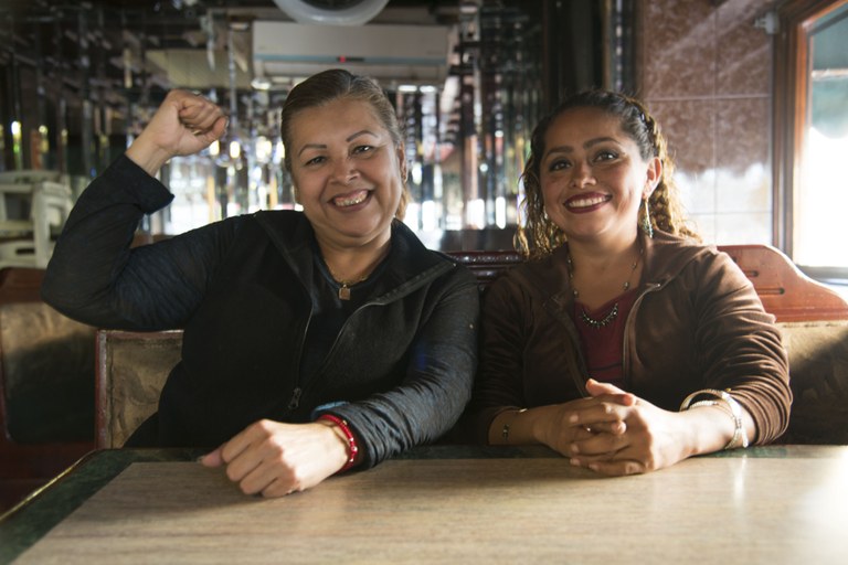 Women leaders of the February 2019 strike of over 50