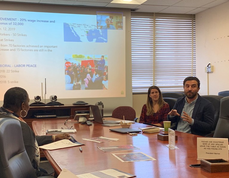 Postdoctoral Scholar Paolo Marinaro and assistant professor Becky Tarlau discuss recent strikes of Mexican factory workers and U.S. teachers.