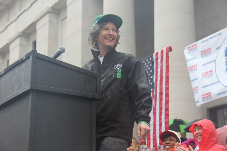 Elissa speaking at Columbus rally 2-24-18 copy