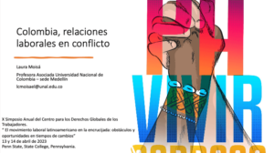 Colombia, relaciones laborales en conflicto Presentation Cover