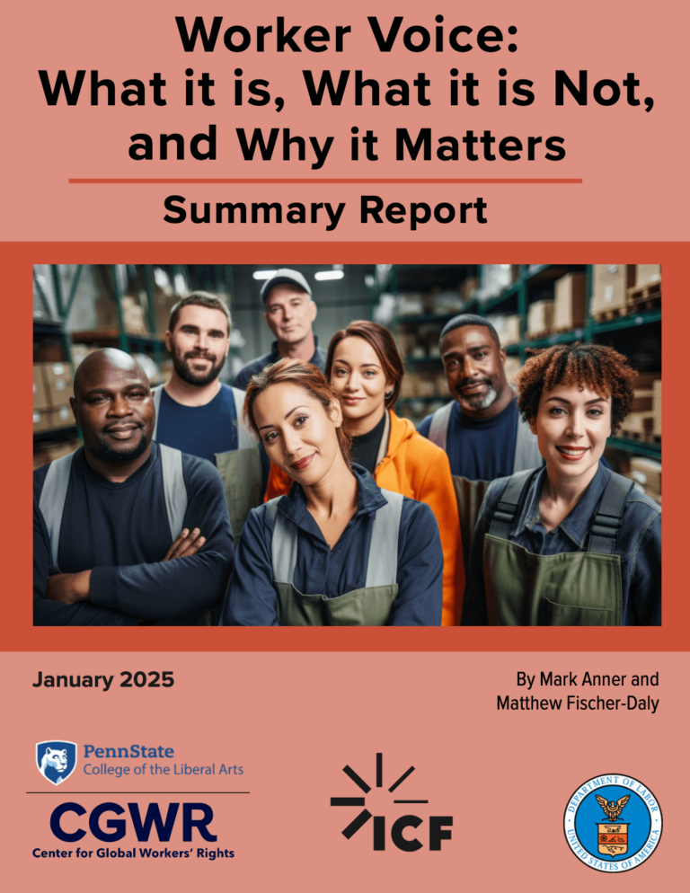 Worker Voice What itis, What it is not, and why it matters Summary Report cover