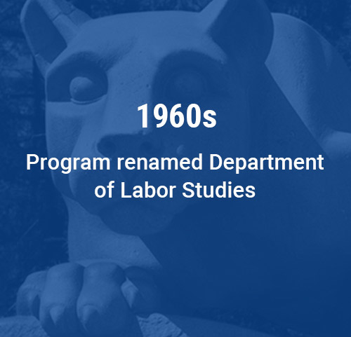 Program becomes department of labor studies