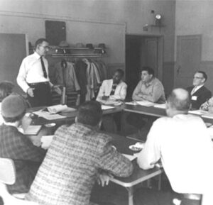 Men in attending labor classes