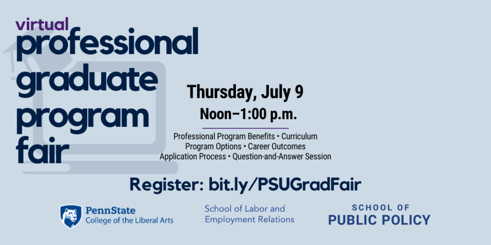Prospective student event to focus on professional graduate degree programs (Penn State News)