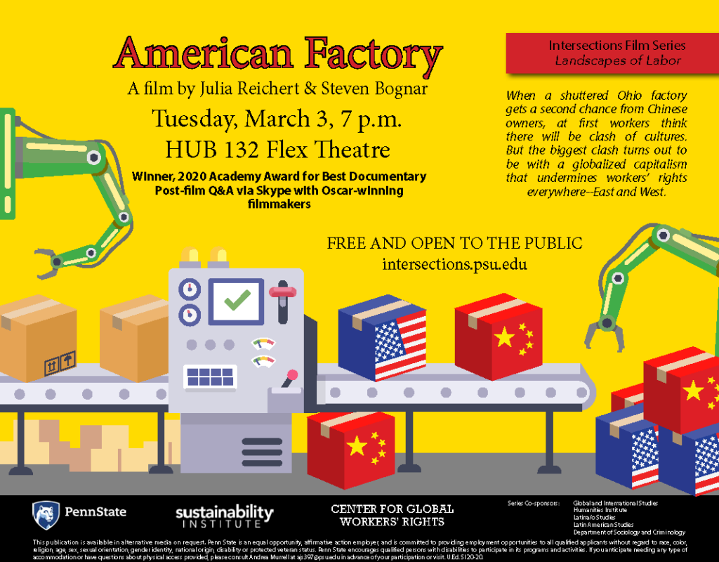 "American Factory" Screening March 3
