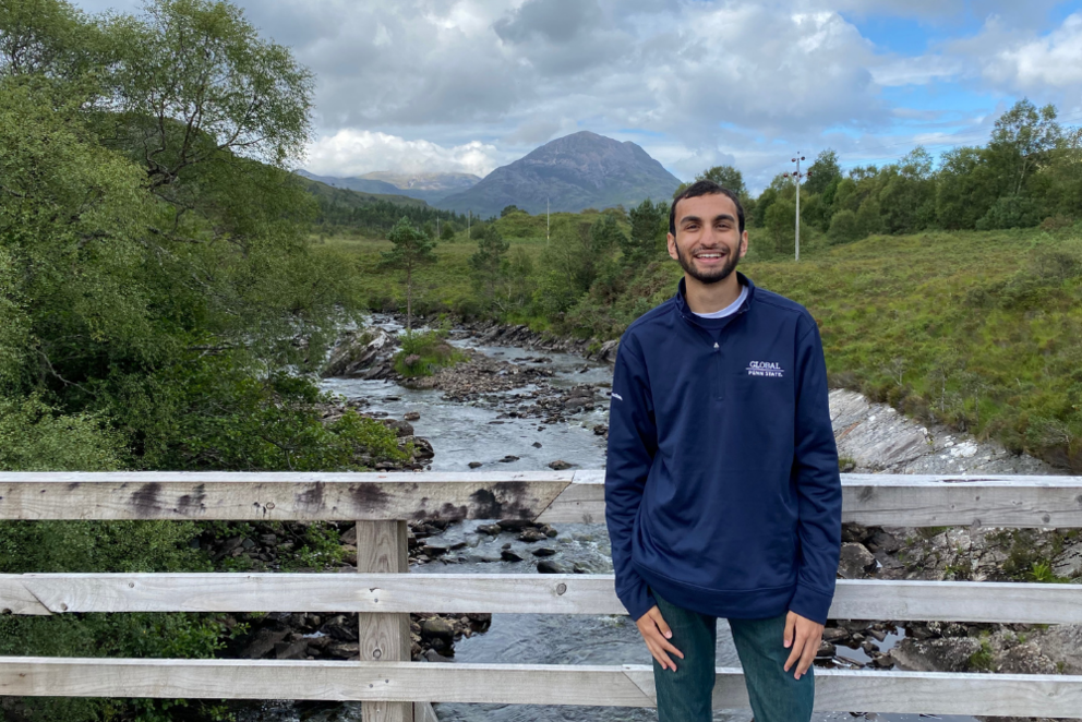 Paterno Fellow completes workplace behavioral research in Scotland