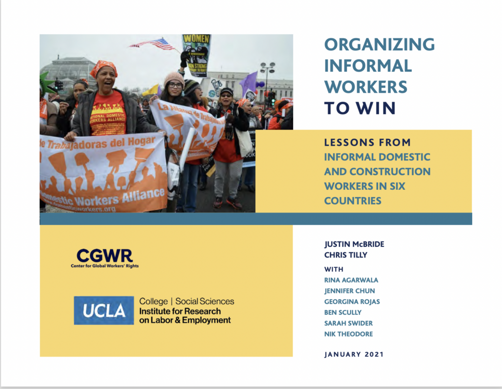 Center releases new report on informal workers with UCLA's IRLE