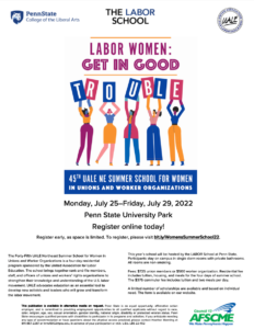link to Labor Women Get In Good Trouble flyer