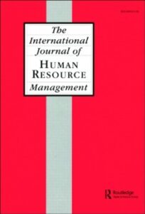 The International Journal of Human Resource Management book cover