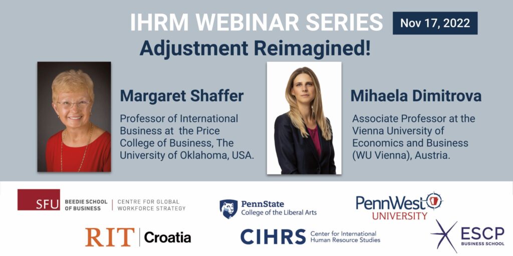 IHRM Webinar Series - Margaret and Mihaela - Banner with logos (1)
